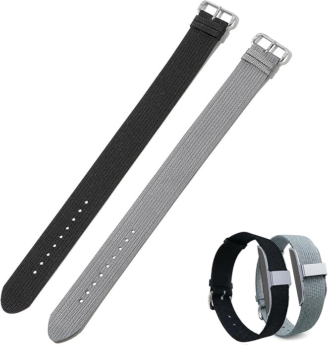 Replacement Straps Compatible with Hume Health Band - Adjustable Soft Woven Nylon & Adjustable Clasp Buckle & Loop Closure for Secure, Strap Wristband for Hume Band Wristband Bracelet,All-Day Comfort
