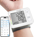 iHealth Push Wrist Blood Pressure Monitor, Digital Bluetooth Blood Pressure Machine with Large Display and Portable Carrying Case for At Home and Travel Use