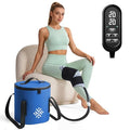 Ice Machine for Knee After Surgery w/Compression, Cold Therapy Machine for Hip Replacement, Cryo Cuff Wrap Pack for Shoulder Recovery, Cold Cooler Water System(Blue)