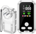 5in1 Plug in Carbon Monoxide Detector &Smoke & Combustible Natural Gas Detectors Combination Builti-in Backup Battery HD Screen [Smoke CO Gas Temp Humidity Sensor] for Home Travel (White)