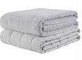 Degrees of Comfort Weighted Blanket 30 lbs for Adult, King Size Weighted Blankets with Removable Washable Plush Cover, Micro Glass Beads Technology, Warm Heavy Throw for Queen King Bed 80x87 Grey