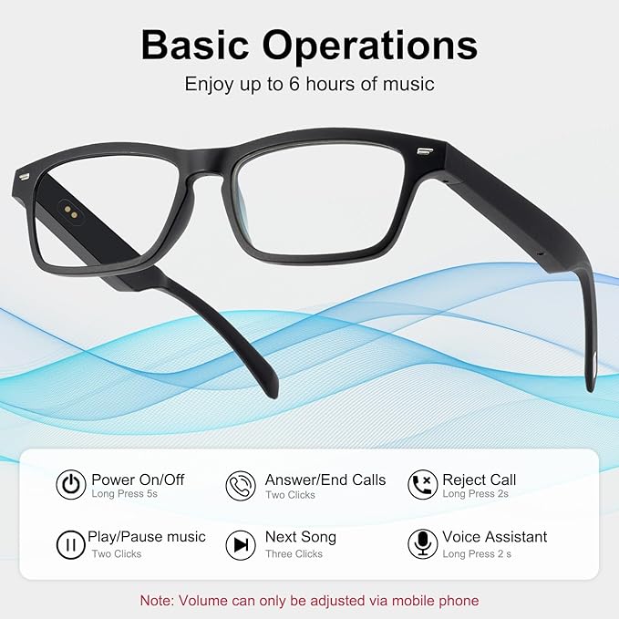 AI Smart Glasses for Men & Women with Chat GPT, AI Translation Bluetooth Glasses with 165+ Languages, Color-Change Lenses - UV & Blue Light Protection, Hands-Free Calls for Travel Meetings Business
