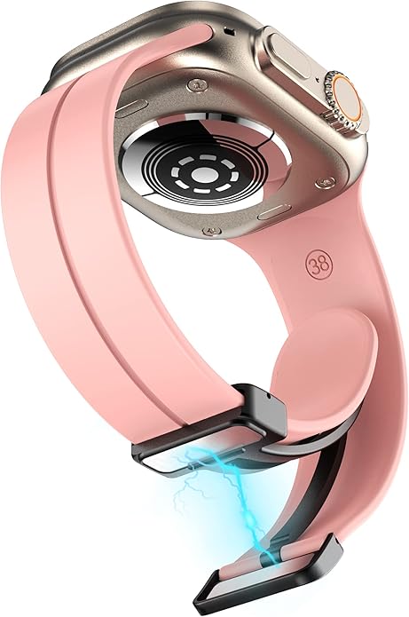 Lamshaw Compatible with Spade & Co Health Smartwatch 4 bands, Soft Silicone Sport Wristband Replacement Straps Compatible with Spade & Co Health Smartwatch 4 1.85 Inches