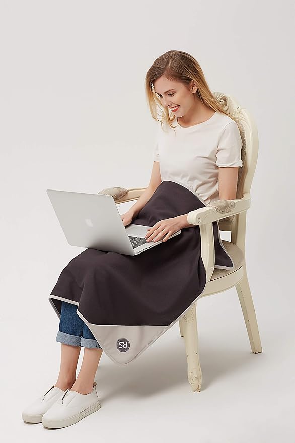 Radia Smart® Grey Cotton Blanket | EMF Protection, Anti-Radiation