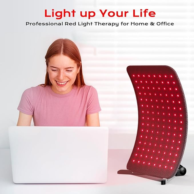 Red Light Therapy, 2 in 1 Red Light Therapy for Face and Body, 660nm and 850nm Infrared Light Therapy, Red Light Panel at Home for Pain, Skin, Back, Leg, Waist, Joints, Muscles
