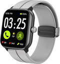 Lamshaw Compatible with Spade & Co Health Smartwatch 4 bands, Soft Silicone Sport Wristband Replacement Straps Compatible with Spade & Co Health Smartwatch 4 1.85 Inches