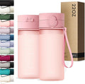 KIVY Tritan Water Bottle 22oz [WITH FLIP LID] - Reusable & Slim Waterbottle for Travel, Gym & School - Dishwasher Safe - Skinny Leak Proof & Lightweight Bottle Small - BPA Free