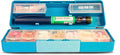 Diabetic Pen Case & 7 Day Medicine Organizer - Travel Kit for Diabetic Supplies - at a Glance Medicine Reminder - Holds New & Used Needles Safely - Small & Discreet