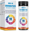 10-in-1 Urine Test Strips - 120 CT | Comprehensive Urinalysis for LEU, NIT, URO, PRO, pH, KET, BIL, SG, Calcium, and Microalbumin | Home Urinalysis Test Strips for Bladder and Urinary Tract Infections