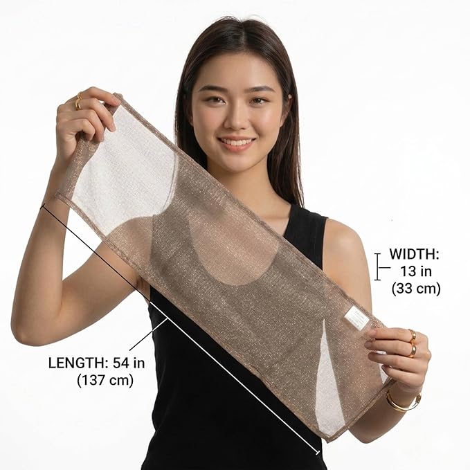 EMF Scarf Shielding 5G RF and EMF made with Silver Fabric, Unisex