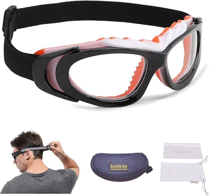 Sport Glasses for Men Women Basketball Football Sport Goggles Anti Fog Shock Collision Wearable Glasses