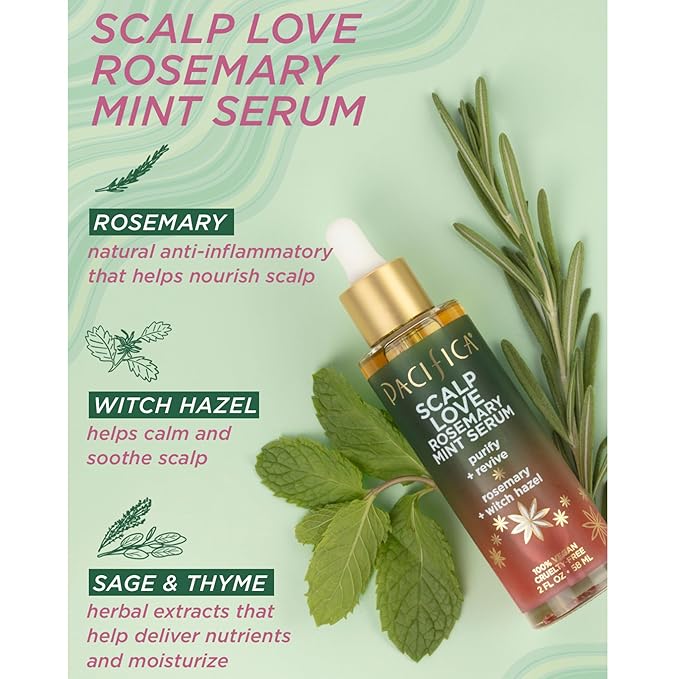 Pacifica, Scalp Love Rosemary Mint Serum, 2 Fl Oz