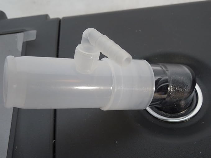 Healthy LABS Oxygen Adapter Enrichment Port Lot of Two (2) Connector fits CPAP Tubing Hose Model: 1642