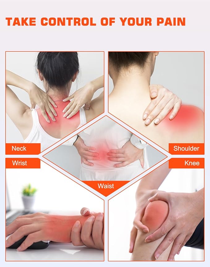 Holsn Red Light Therapy Infrared Light Tharepy, Red Light Device for Body Pain Relief, Joint, Muscle & Tissue 14 * 650nm + 3 * 808nm