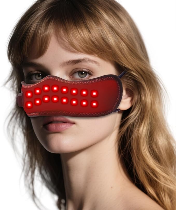 Red Light Therapy for Nose, Cordless Heating Nose Pad, Nose Warmer, 3 Levels Adjustable Nasal Heating for Relieve Nasal Congestion, Sinus Relief