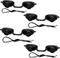 Super Sunnies EVO FLEX Flexible Tanning Bed Goggles Red Light Therapy Eye Protection UV Glasses, FDA Compliant - 4 Pack