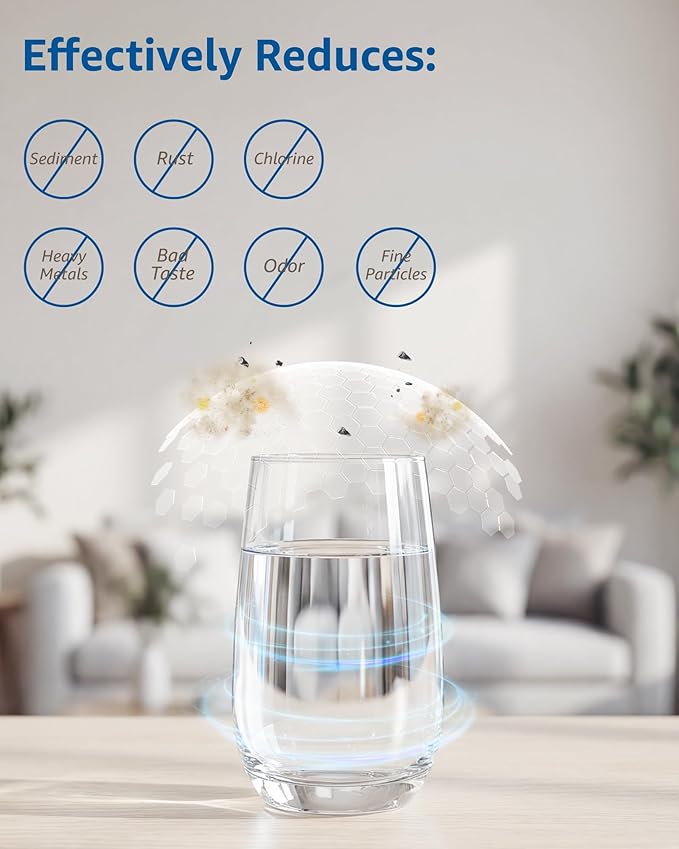 Replacement for Zero Water Pitchers and Dispenser ZR-001 ZR-004 ZP-006 ZR-017, Five-Stage Filter System, Reduce Lead, Chromium, PFOA/PFOS by GAMOTH, 3 Count