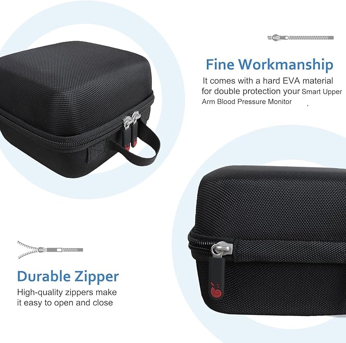 Hermitshell Hard Travel Case for iHealth Track Smart Upper Arm Blood Pressure Monitor (Only Case)