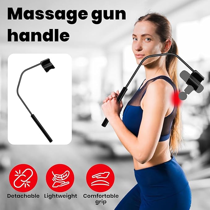 Super Mini Massage Gun Holder for Back, Compatible with Most Super Mini Massage Guns, for Hard to Reach Areas (Works with C1 Mini & C1 Max)