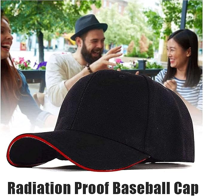 EMF 4G 5G Radiation Protection Cap,Against Wireless Signals EMF Shielding Unisex Hat (Color : Black, Size : One Size)