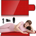 LITDUCK Body Red Light Therapy Mat, Eligible Red Light Therapy Blanket, 2in1 LEDs(660nm& 850nm), Premium Leather, Adjustable Timer & Intensity 36.3"*15.8"