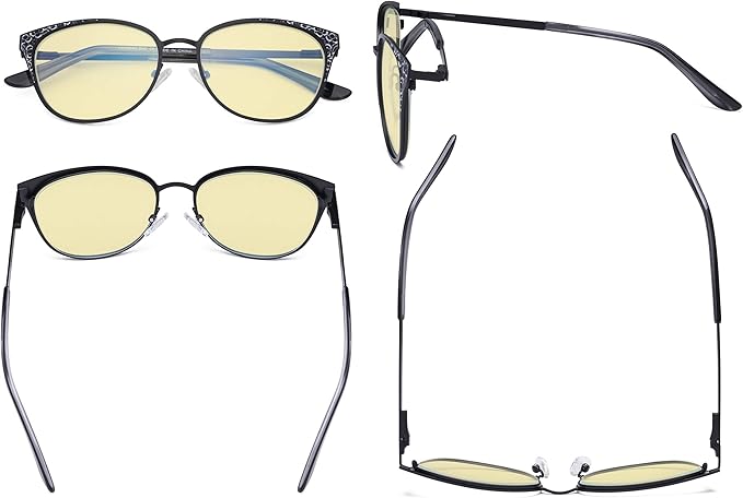 Eyekepper Oversize Butterfly Design Blue Light Glasses - Computer Screen Eyegalsses Women