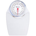 Adamson A24 Scales for Body Weight - Up to 350 LB - New - Anti-Skid Rubber Surface Extra Large Numbers - High Precision Bathroom Scale Analog - Durable with 20-Year Assurance - White