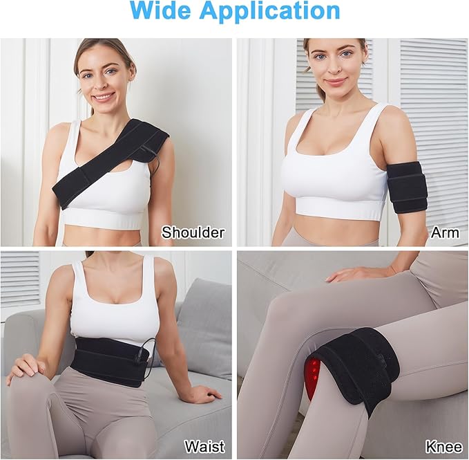 Red Light Therapy Belt, CLMTAS Infrared Light Therapy Speed Healing with Controller, Versatile Use, Ideal Gift for Women Men