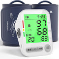 Blood Pressure Machine Upper Arm, Arm Electronic Sphygmomanometer with 2 Cuffs, Digital Upper Arm BP Machine, LCD Display, 9"-17" Medium and 13"-21" XL Cuff