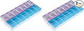 Rehabilitation Advantage Non-Detachable, Blue/Purple, 1 Count (Pack of 2)