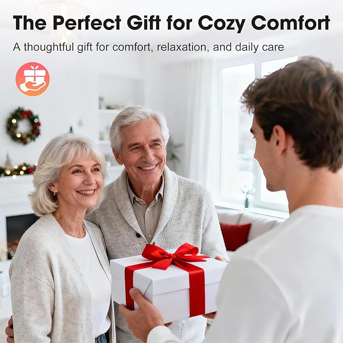 Cordless Ankle Massager for Pain Relief, Ankle Relief Heating Pad, Heated Ankle Massager, Foot Heating Pad, Heated Foot Massager, 4 Heat & 3 Massage Modes, Single One, Grey