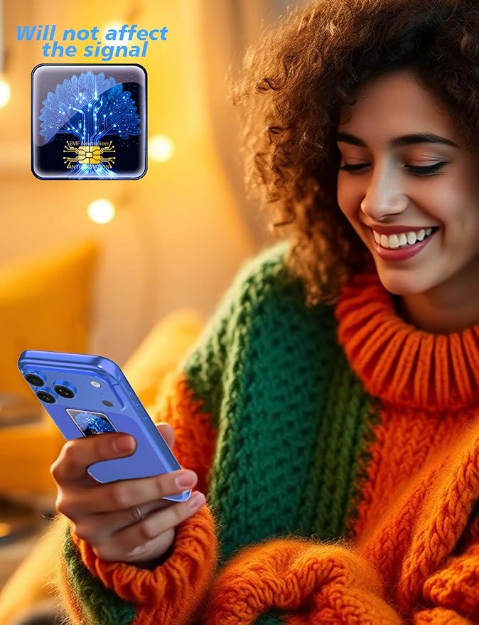 Cell Phone EMF Protection Neutralizers - for Smart Phones/Tablets/Laptops/Computer/WiFi/Priner/TV 12 Pack