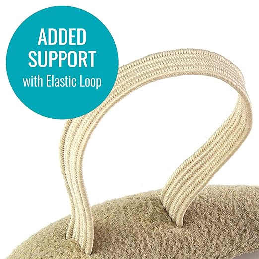 Steins Hammer Toe Crest Cushion and Buttress Pad Reduces Pressure from Calluses and Hammer Toes, Large Left, Beige, 3 Count (Pack of 1)