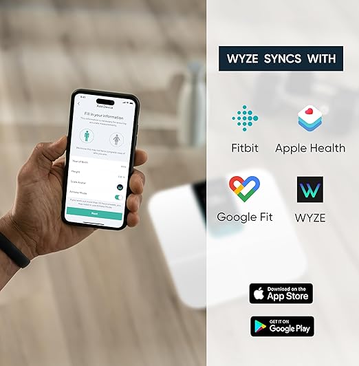 Wyze Scale Ultra, Smart Scale with 4.3" Color Display, Digital Scale for Body Weight BMI Muscle Mass, Heart Rate Monitor, Wi-Fi & Bluetooth Weight Scale with Baby/Pet/Luggage Mode, 400lbs