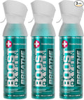 Boost Oxygen Medium Breathe Menthol-Eucalyptus Aroma 5L Canister | Respiratory Support for Altitude, Performance & Health (3 Pack)