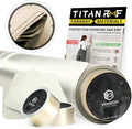 Mission Darkness TitanRF Faraday Fabric Pro Construction Kit 20 Yards // 44" W x 60'L Fabric + 20'L Tape Military Grade Conductive Material Blocks RF Signals, WiFi, Cell, Bluetooth, RFID, EMF