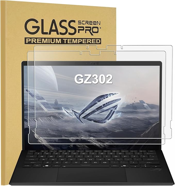 KEANBOLL 2 Pack 9H Hardness Tempered Glass Screen Protector for ASUS ROG Flow Z13 GZ302 (13.4" Laptop Tablet) – Anti-Scratch, Ultra-Durable, Precision Fit (2025-2026 Model Exclusive)