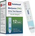 THC Drug Test Kit – 12 THC Test Strips for Urine – Fast & Accurate Marijuana Detection for Home or Workplace – Easy to Use, Results in 5 Minutes