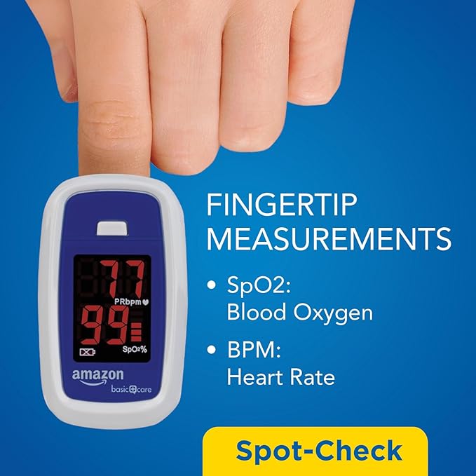 Amazon Basic Care Pulse Oximeter (Previously Healthwise)