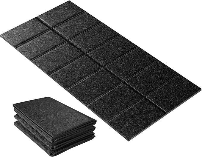 Walking Pad Mat for Carpet Floor, 68"x24", Treamill Mat for Hardwood Floors, High Density, 1/4 Thickness, Folable, Floor Protection Mats for Bike, Elliptical, Treadmill