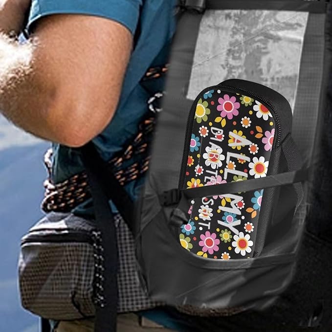 Rnyleeg Insulin Travel Case - Cartoon Flower Diabetic Bags for Women - Reusable Bag for Diabetes Travel with Insulin Pens