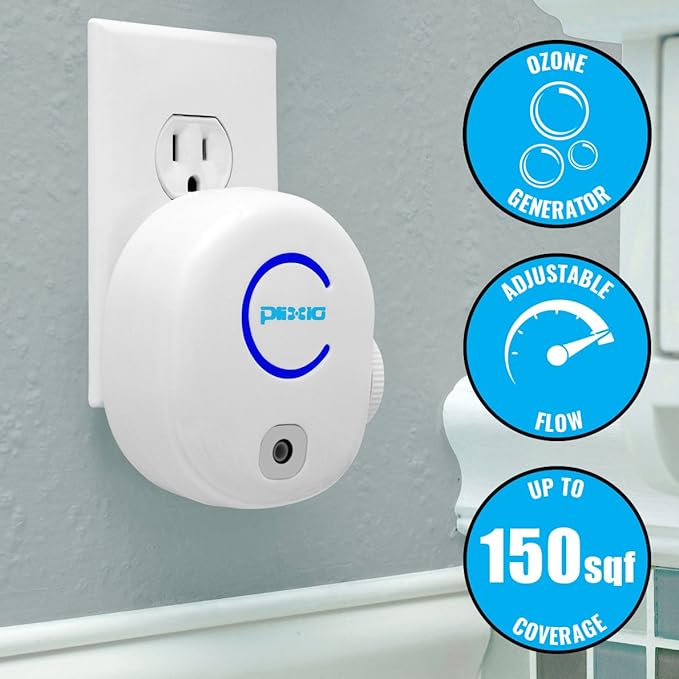 Plixio Ionic Air Purifier for Home or Office - Filter less Portable Ionic & Travel, Plug in system
