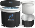 Cold Plunge Tub, 2024 Premium Cold Water Therapy Tub for Recovery, Wellness, Athletes. Polar Plunge Ice Bath Bathtub, Outdoor Foldable Inflatable Portable Ice Bath Tub, Black