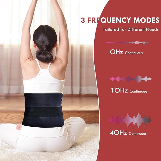 Red Light Mat for Body, 31.5" x 14" Large Red Light Pad,210LEDs 660nm&850nm Red & Near Infrared Light 5 Brightness and 5 Time Settings for Legs, Back, Waist, Shoulders Neck Black