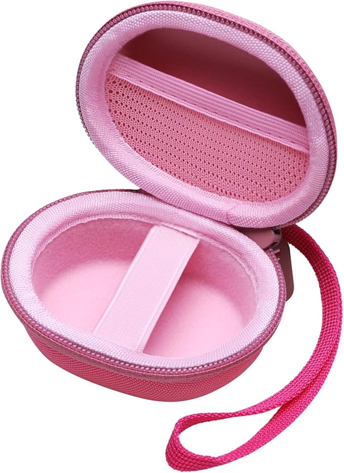 L LTGEM Pink Pulse Oximeter Case for Zacurate, Innovo, Vibeat, iHealth, Santamedical, Children Fingertip Pulse Oximeter Blood Oxygen Saturation Monitor (Case Only)