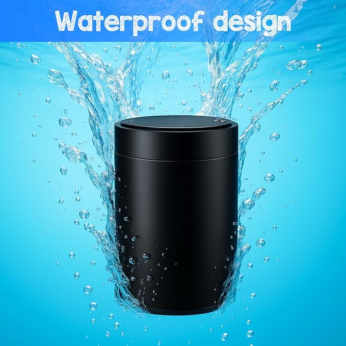Portable Metal Small Pill Case Round Pill Holder Aluminium Alloy Waterproof Pocket Medicine Box Organizer Bottle Container for Travel Outdoor Vitamin Fish Oils Ear Plug Jewelry