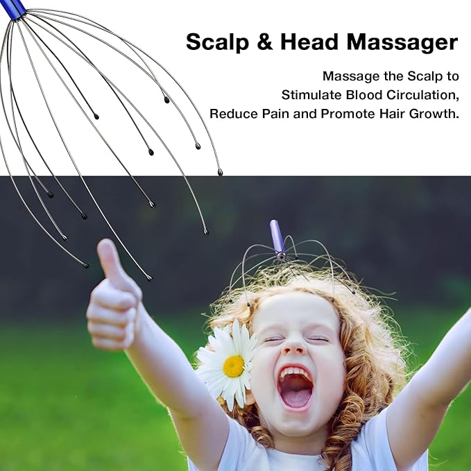 HOFASON 40PCS Scalp Massager Hair Growth Head Scratcher, Mothers Day Birthday Gifts for Mom, Christmas Bulk Gifts for Women Men, Prizes for Adults, Head Massager Relax for Body Home Office Spa Travel