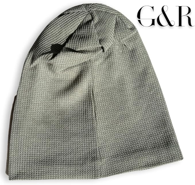 Gracie & Roo EMF Protection Mens/Womens Hat Beanie, Radiation and Wi-Fi Shield, 100% Silver Lining