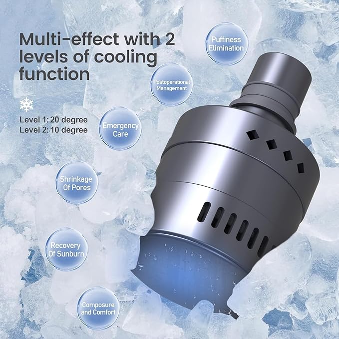Adventurers Massage Gun Head with 𝐇𝐞𝐚𝐭 𝐚𝐧𝐝 𝐂𝐨𝐨𝐥,Rechargeable Heated Massager Gun Head,Accelerating Blood Circulation,Pain Relief, Deep Tissue Massage Gun Accessories