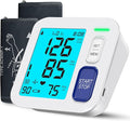 Blood Pressure Monitors for Home Use, 9-17'' & 13-21'' Extra Large Blood Pressure Cuff Upper Arm, Oversized Operation Button &Large Backlit LCD, Automatic BP Machine with USB Cable and 4 AAA Batteries